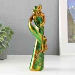 Фигурка полистоун Молодожёны. Поцелуй в объятиях, 21 см