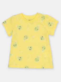 CRB wear/CSBG 63819-30-410 Футболка для девочки,желтый/Ex.Cherubino