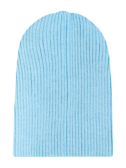 Шапка вязаная светло-голубая Ш-103 (58)