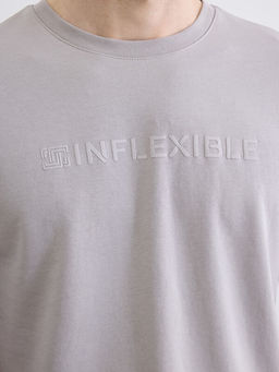 Bisiklet Yaka Bask?l? Erkek Ti??rt