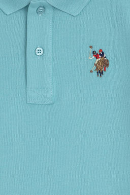 Футболка-поло U.S. Polo Assn базовая мятная хлопок  фото 6