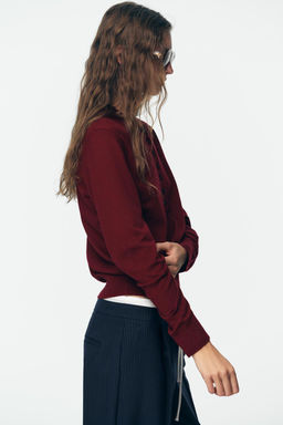 PLAIN KNIT POLO SHIRT - Zara фото 20