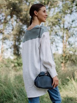 Джемпер лен, полушерсть - Волтри фото 2