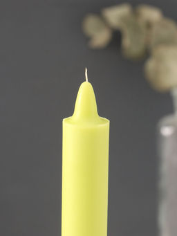 Цена за 48 шт. Ароматическая свеча парафиновая хозяйственная, 2.4×21 см, 80 г, жасмин