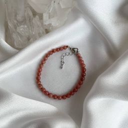 Браслет из Родохрозита 17 см + - Радуга самоцветов фото 2