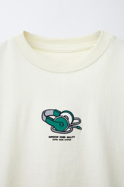 EMBROIDERED DETAIL T-SHIRT - Zara фото 3