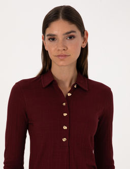 Vi_ne Slim Fit _rme Bluz - Pierre cardin фото 2