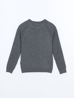 Bisiklet Yaka Uzun Kollu Erkek ?ocuk Kazak