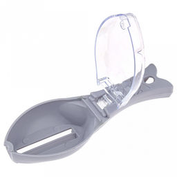 Рыбочистка Окунь пластмассовая 15,5х5,4х4см, с ручкой, с крышкой, цвета в ассортименте: розовый, серый, в коробке (Китай) - Домашняя мода фото 6