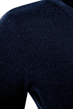 TRENDYOLMILLA Kahverengi Midi Triko Bisiklet Yaka Elbise TWOAW21EL0422 фото 42