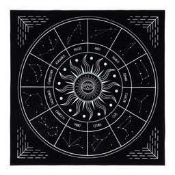 Скатерть для гадания бархатная Звездный путь, 50х50 см, 16+ - Лас играс фото 2