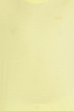 U. S. Polo Assn Мужская светло-желтая базовая футболка с круглым вырезом - U.s. polo assn фото 14