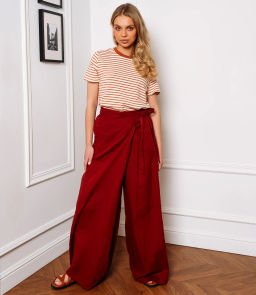 Брюки #КТ88693, терракотовый