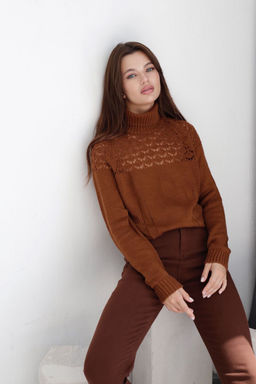 10073 Свитер с альпакой кофейный - Martichelli фото 29