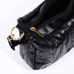 Сумка кросс-боди на молнии, цвет чёрный - Simaland фото 9