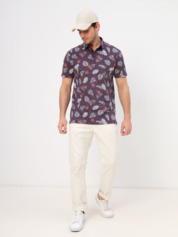 Джемпер мужской с воротником поло короткий рукав GREG G144-KP1246T-UT17 (лист)  фото 6