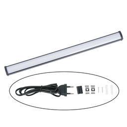 ULI-Q951 6W/4000K IP20 BLACK Светильник линейный светодиодный (аналог Т5), 230В. Кабель 0,9м с вилкой и крепление в/к. Белый свет (4000K). Корпус черный. TM Volpe
