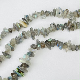 Бусины для украшений из Лабрадора крошка 80 см