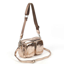 Женская кожаная сумка через плечо с объемными карманами 0117-20 - Cidirro фото 2