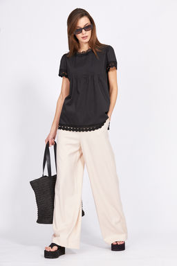 Блузка 2402 черный - Eola фото 2