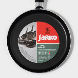 Сковорода блинная Lite, d=22 см, пластиковая ручка, антипригарное покрытие, алюминий, чёрная