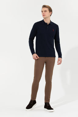 Erkek Slim Fit Coconut Kanvas Pantolon