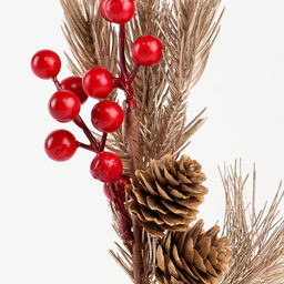 Ветка декоративная новогодняя, 31×10×5 см