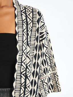 ?al Yaka Oversize M?slin Kad?n Kimono