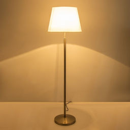 Торшер "Курс" 1х40Вт Е27 сатин 41х41х148см