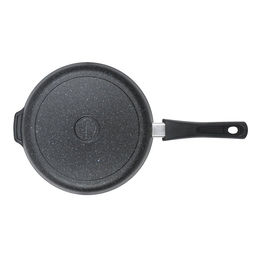 ЛА_АП_GRANIT (black) Сковорода глубокая 280мм с ручкой, арт. сггч282а