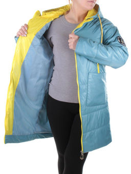 19120 LT. BLUE Пальто демисезонное женское AiKESDFRS - Fashion фото 8