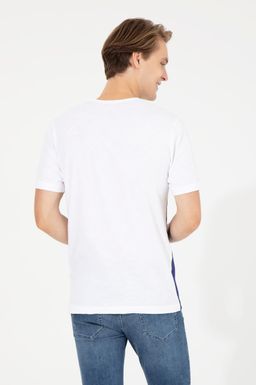 U. S. Polo Assn Мужская синяя футболка с круглым вырезом - U.s. polo assn фото 5