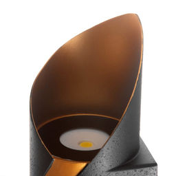 Бра «Талия» LED 10 Вт черный золото 9×9×30 см