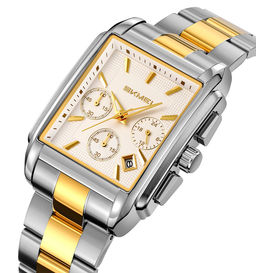 Часы наручные Skmei мужские кварцевые 2339silver-gold-silver-steel