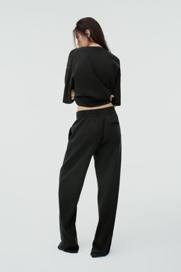 WASHED INTERLOCK TROUSERS - Zara фото 12