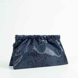 Сумка-клатч на фермуаре, цвет синий - Simaland фото 2