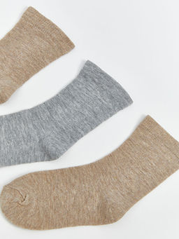 Basic Erkek ?ocuk Soket ?orap 3l?