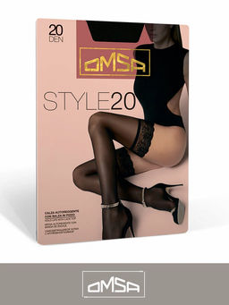 (Omsa) Style 20 (чул) (чз) nero  фото 2