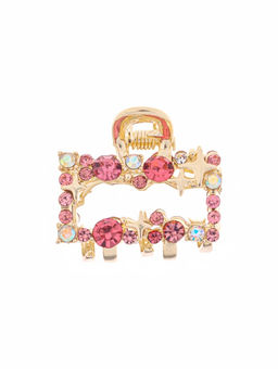 Цена за 6 шт. Крабик для волос «Селена галант», прямой, 3 см, золото