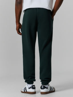 Теплые брюки джоггеры мужские зеленые с начесом - Mark formelle фото 3