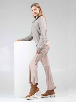 Ботинки 338.1541be. светло-коричневый замша/Шерсть