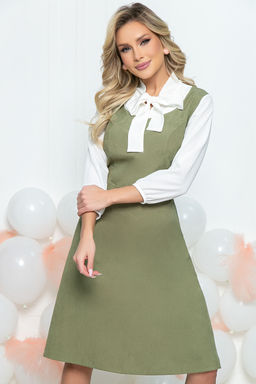 Платье Новый день (олива) П5440