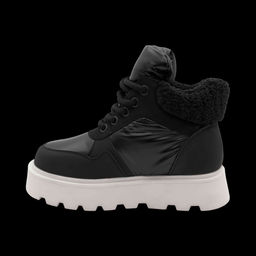 Ботинки на меху Q830-2 черные