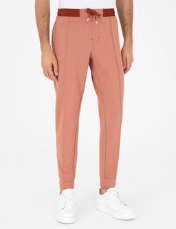 Коричневые зауженные спортивные штаны - Cacharel фото 2