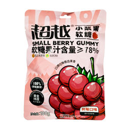 Мармелад с начинкой из малинового джема Beyond, Китай, 100 г Акция