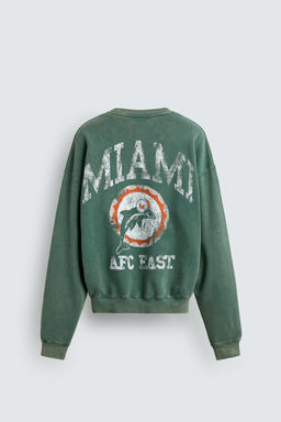 NFL MIAMI DOLPHINS CREWNECK SWEATSHIRT - Zara фото 8