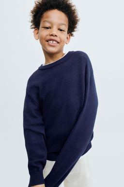 STORIESZ - JERSEY PUNTO CON ALGOD?N Y LINO / Azul?n - Zara фото 4