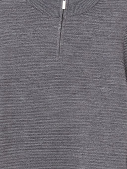 Dik Yaka Basic Uzun Kollu Erkek ?ocuk Triko Kazak - Waikiki фото 2