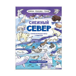 Книжка-картинка для детей. Серия "Найди, покажи, узнай" арт. 59039 СНЕЖНЫЙ СЕВЕР