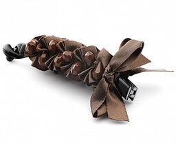 Заколка-банан PN0358 коричневый